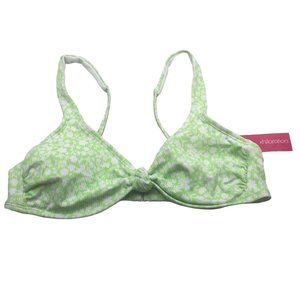 Xhilaration Junior's Sz. XL 12-14 Ribbed Knot Front Bralette Bikini Swim Top New